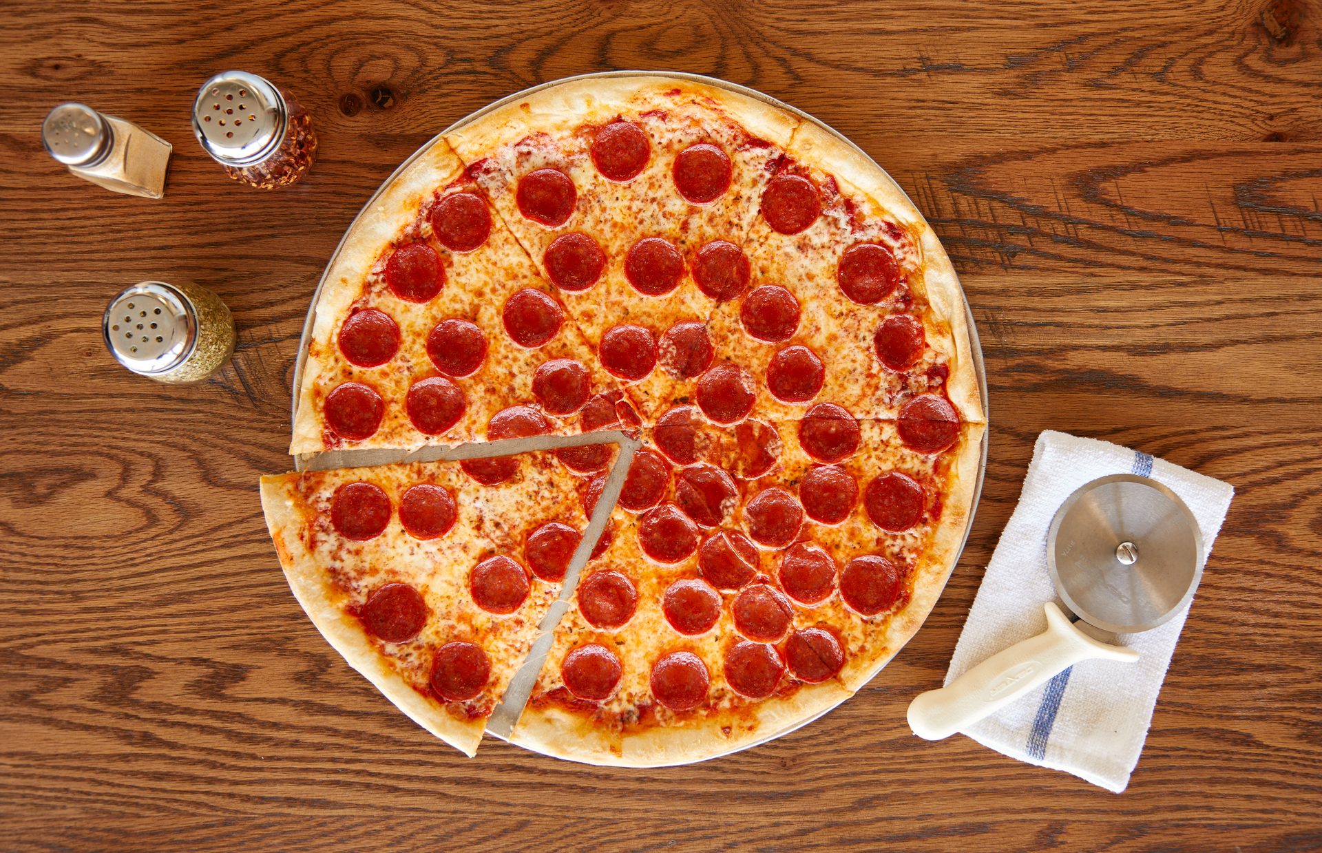 Authentic New York Pizza, Hot and Ready