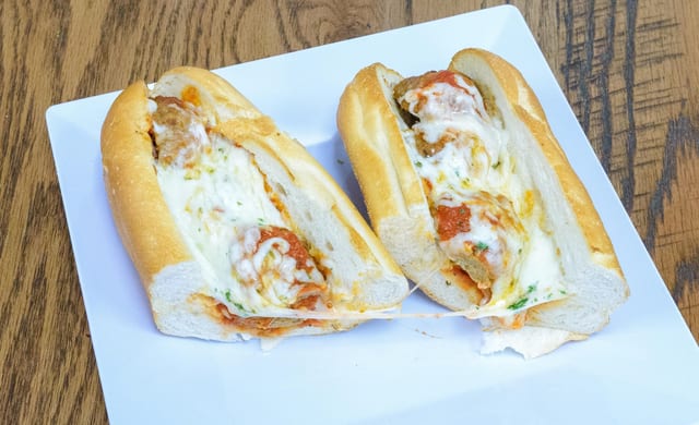 Eggplant Parm Hero.