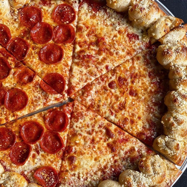 Garlic Knot Pie.