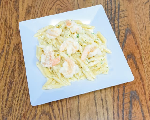Shrimp Alfredo.