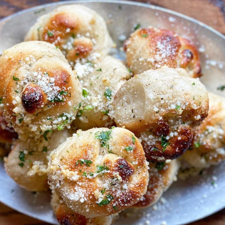 Delicious garlic knots